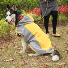 Outdoor Reflective Waterproof Large Dog Raincoat